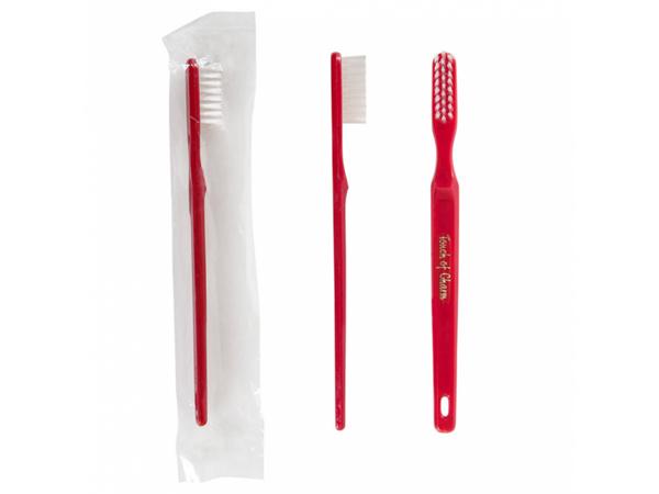CJ. 100 UNDS. CEPILLOS DENTALES ENFUNDADOS 'TOUCH OF CHARM' 15,5x1x1,5 CM