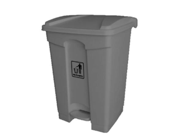 CONTENEDOR 45 L GRIS C/PEDAL LYTEC