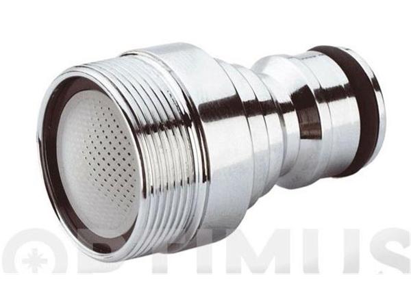 ADAPTADOR MACHO P/ GRIFO ROSCA  M-24/100 CROMADO