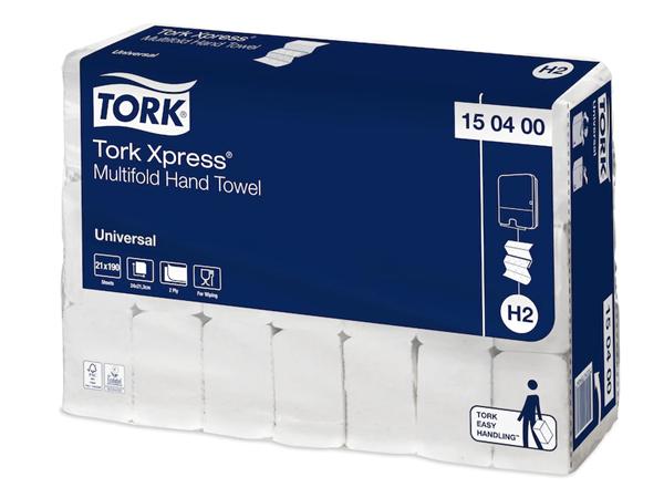 CAJA 21 PAQ.x 190UND. TOALLA ENTREDOBLADA TORK 2/C 3800 UND.
