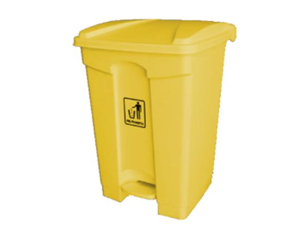 CONTENEDOR 45 L AMARILLO C/PEDAL LYTEC