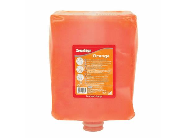 CJ. 4 UNDS. CARGA JABON 4 LT. SWARFEGA ORANGE