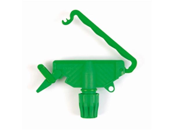 PINZA PLASTICO VERDE PARA MOPA *350GR.