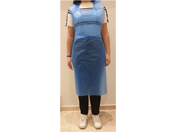 CJ. 10 BLOCK x 50 UNDS. DELANTAL AZUL 78X120 cms. G.90
