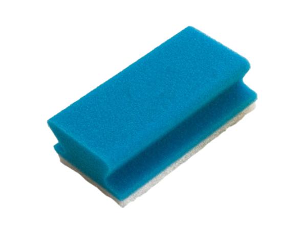 PAQ. 10 UNDS. TASKI SALVAUÑAS ESTROPAJO NO ABRASIVO AZUL 14 X 8 CM