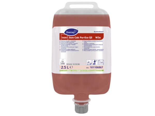 CJ. 2 UNI. TASKI SANI CALC PUR-ECO QS W3a 2,5L. DETERGENTE DESINCRUSTANTE BAÑOS