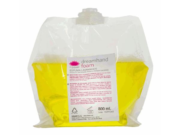CJ. 4 UNDS. JABON P/MANOS EN ESPUMA 0,8L