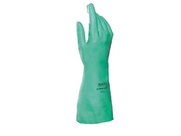GUANTE NITRILO VERDE ULTRANITRIL FLOCADO 492 T-6