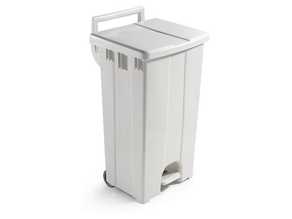 CONTENEDOR DERBY 90 LT TAPA BLANCA