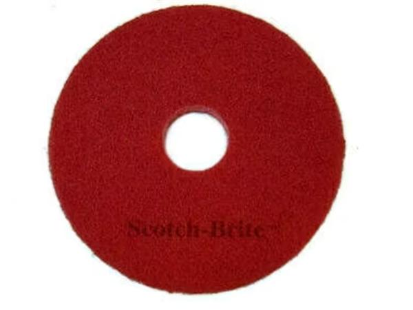 CJ. 5 UNDS. DISCO MANTENIMIENTO ROJO 18" 3M