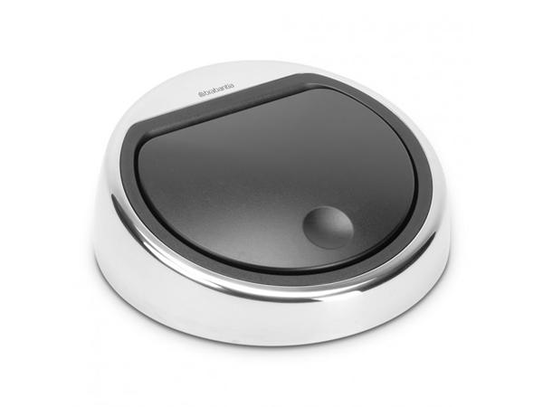 TAPA PAPELERA TOUCH BIN 45 LTS. ACERO BRILLO