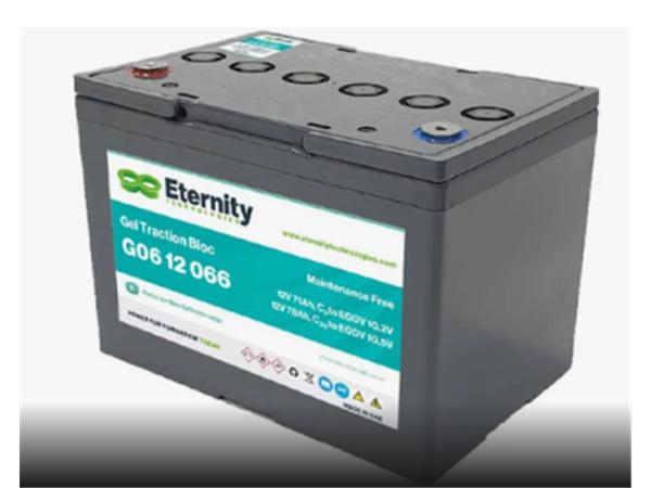 BATERIA GEL MONOBLOC 12V 71Ah CON TERMINAL M6