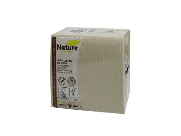 CJ. 30 PAQ. x 50 UNDS. SERVILLETA 33X33 2/C P&P NATURE