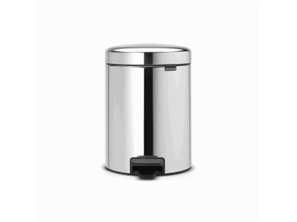 CUBO DE PEDAL NEWLCON 5L. INOXIDABLE BRILLO BRABANTIA