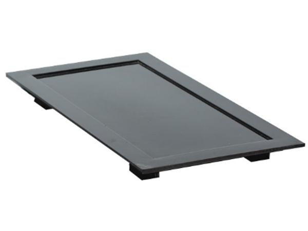 BANDEJA MELAMINA NEGRO 295x155x10 mm