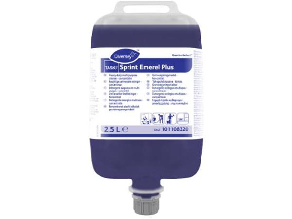 CJ.2UNI. TASKI SPRINT EMEREL PLUS QS 2,5L. DETERGENTE ENERGICO SUPERFICIES. * C