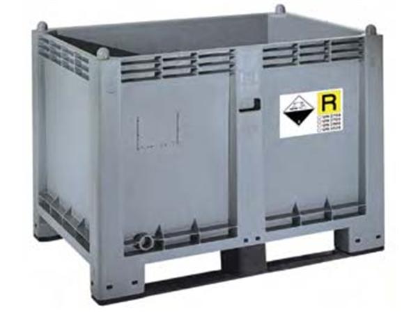 CONTENEDOR MEGABOX 1200X800X850MM + TRAVIESA PLASTICA + TAPON