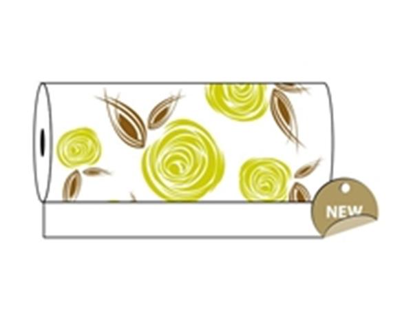 ROLLO MANTEL TISUCLAS ROSA KIWI CACAO 1,20x50 mts. (41 SERVICIOS)