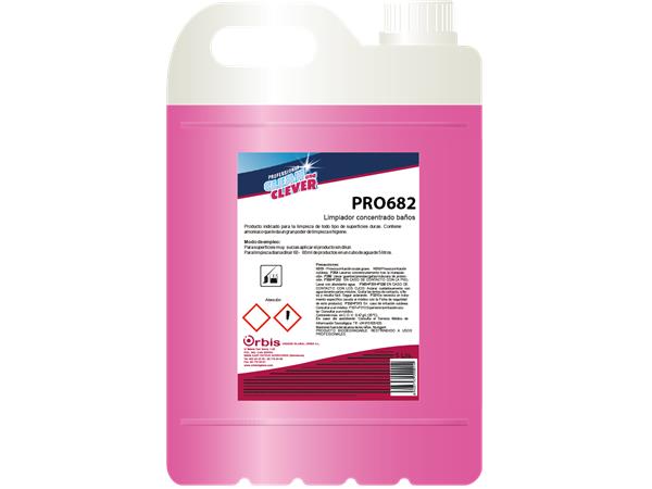 C&C PRO682 LIMPIADOR CONCENTRADO BAÑOS 5 LT.* I - * C