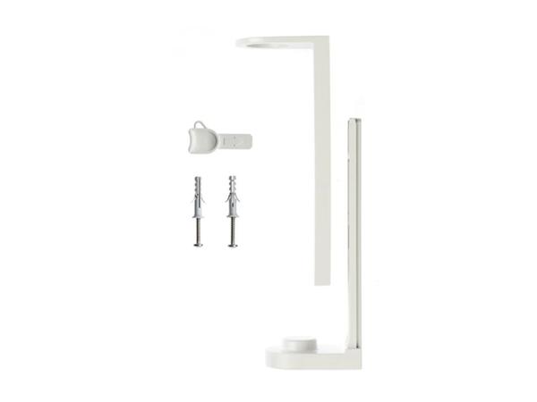 CJ. 10 UNDS. SOPORTE ""CYSOAP"" EN ABS BLANCO COMPRESIVO CON TORNILLOS