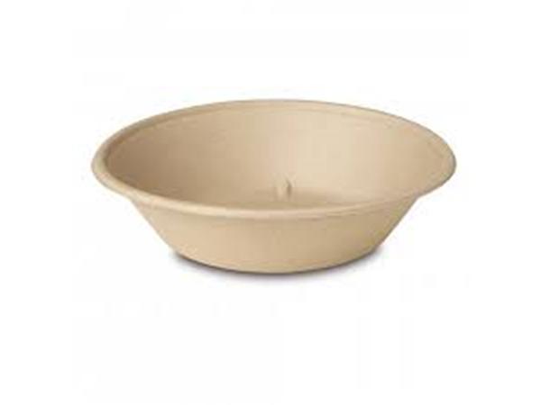 177000 CJ. 320 UNDS. CUENCO 800 ml 194x194x48mm BAGAZO MARRON