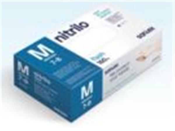 CAJA 100 UNDS. GUANTE NITRILO AZUL SIN POLVO GD21 4,5gr T-S