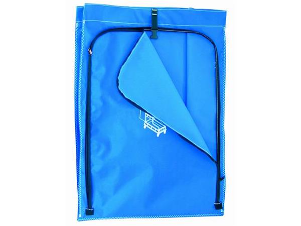 BOLSA AZUL CON CREMALLERA PARA CARRO