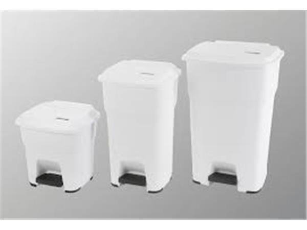 CONTENEDOR HERA 35L. BLANCO CON PEDAL