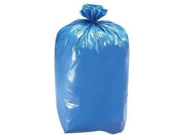 ROLLO 10 UNDS. BOLSA SEMIVIRGEN AZUL 85X115 G-48 ADV S/PLEGAR