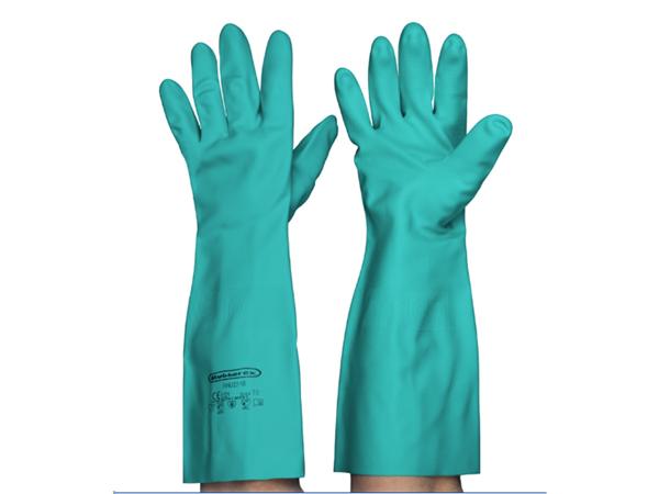 GUANTE NITRILO LARGO VERDE T.XL