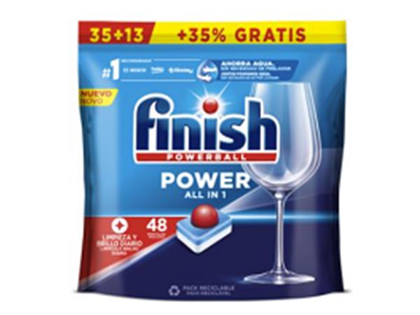 LAVAVAJILLAS  FINISH PASTILLAS TODO EN UNO POWER