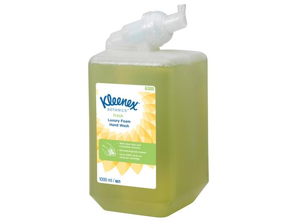 CJ. 6 UNDS. GEL PERFUMADO LUXURY FOAM HAND WASH 1 LT. VERDE KLEENEX® BOTANICS™