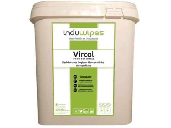 CUBO 115 UNDS. TOALLITAS DESINFECTANTES VIRCOL. * I