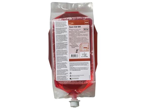 CJ.2UNI. TASKI SANI CID QS 2,5L. DETERGENTE ANTICAL BAÑOS. * C