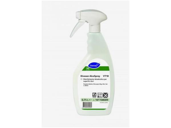 CJ. 6 UNDS. DIVOSAN ALCOSPRAY VT10 750ml *I