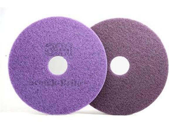 CJ. 5 UNDS. DISCO DIAMANTE SCOTCH-BRITE PURPURA 14" 3M