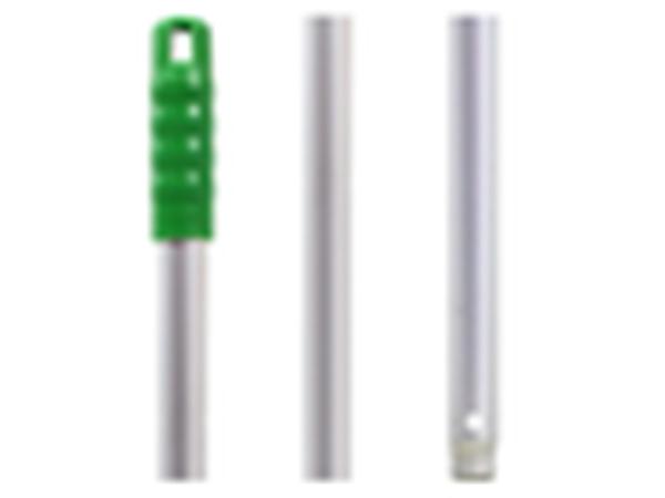 MANGO ALUMINIO ANODIZADO PROFESIONAL CON AGUJERO 1,50 MTS. VERDE