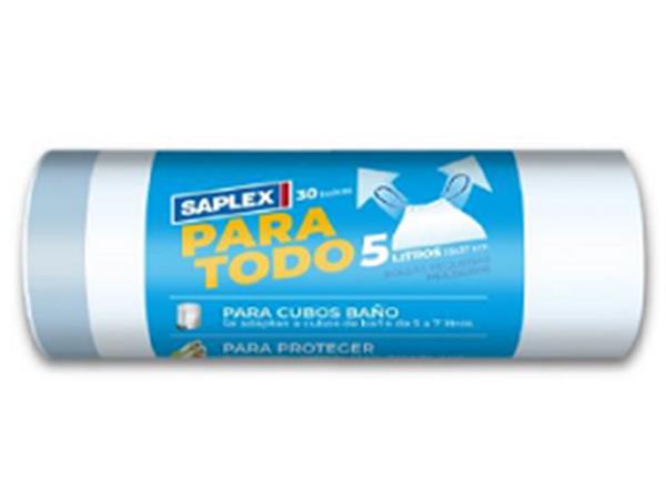 ROLLO 30 UNDS. BB 35x37 SPX BLANCA 5 LITROS