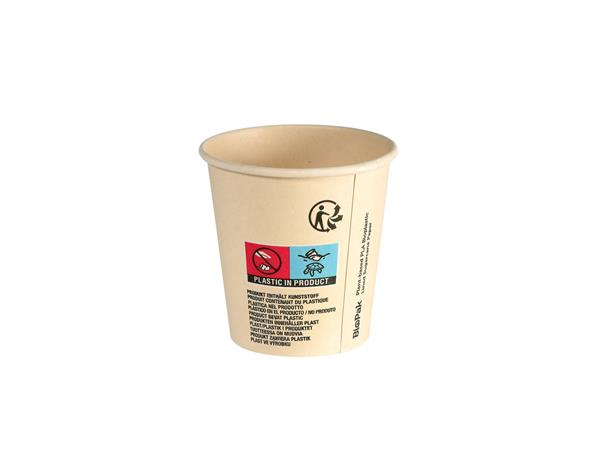 182530 CJ. 1200 UNDS. TAPA "SWEET" PARA BEBIDA CALIENT 120 ml BAGAZO/PLA IMPRESO