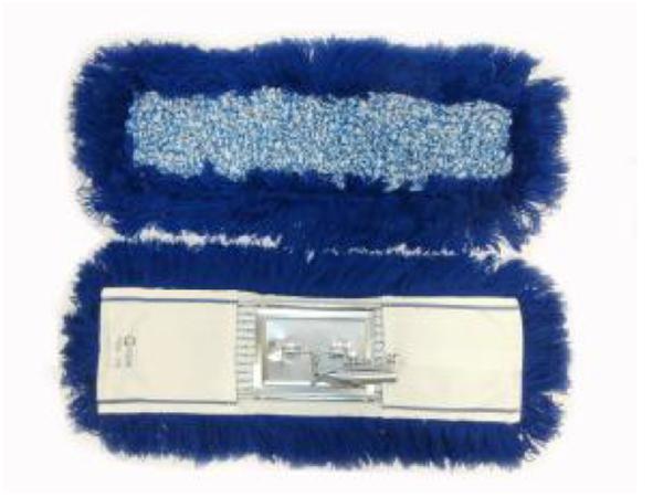 MOPA MICROFIBRA COMPLETA 75 cm AZUL-BLANCO