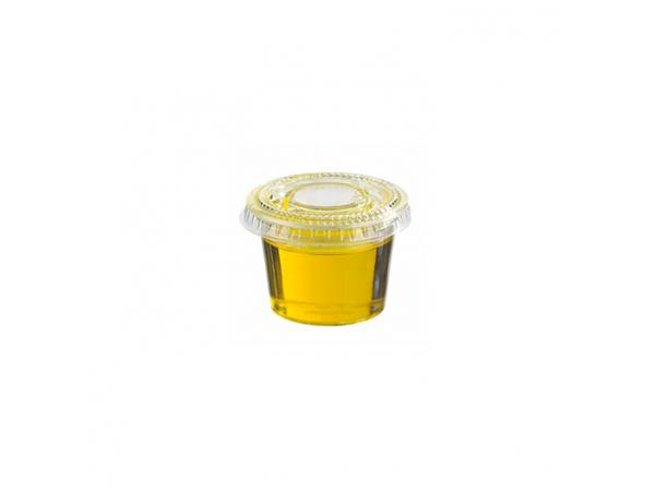 PAQ. 100 UNDS. TARRINA PET TRANSPARENTE 50ml Ø65mm