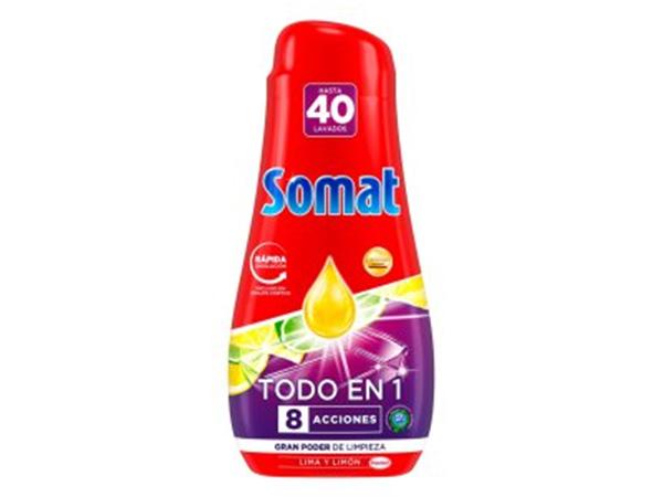 CJ. 10 UNDS. SOMAT GEL TODO EN 1 LIMON (40D)