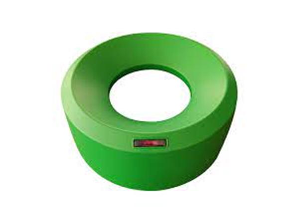 TAPA CONTENEDOR IRIS EMBUDO CIRCULAR VERDE