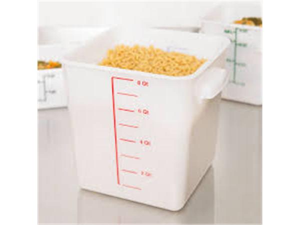 RECIPIENTE COMPACTO BLANCO 7,6 L.