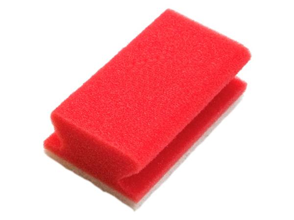 PAQ. 10 UNDS. TASKI SALVAUÑAS ESTROPAJO NO ABRASIVO ROJO 14 X 8 CM