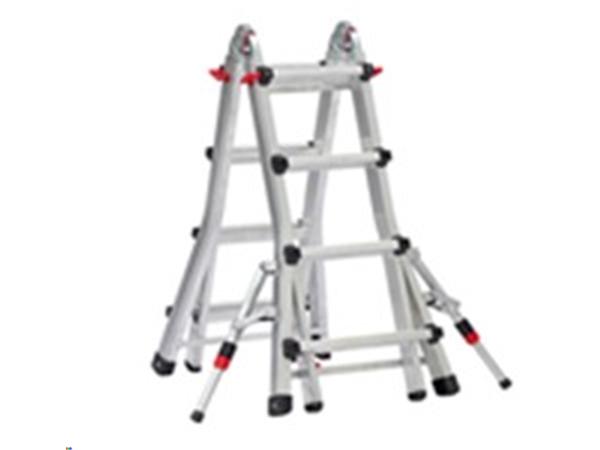 ESCALERA ALUMINIO TELESCOPICA 4+4PELDAÑOS