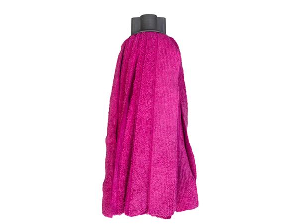 FREGONA MICROFIBRA TIRAS FUCSIA