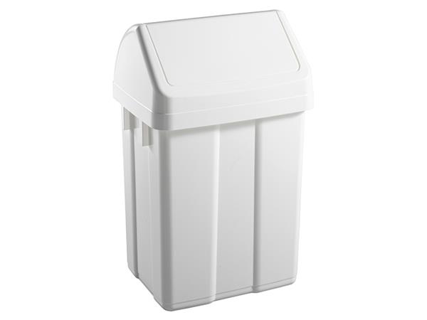PAPELERA MAX CON TAPA BASCULANTE 12L
