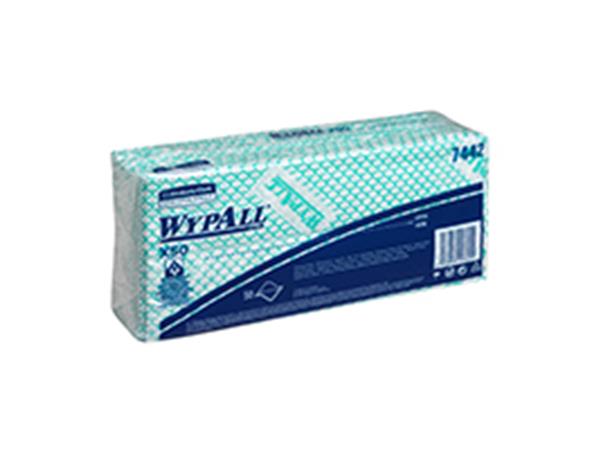 CJ. 6 UNDS. WYPALL X50 BAYETAS VERDES 1/C 25X42,5