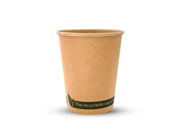 CJ. 1000 UNDS. VASO CARTON KRAFT 8oz 230ml.